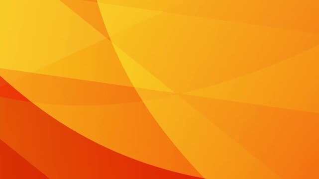 Abstract Geometric Orange Gradient Shapes 4K
