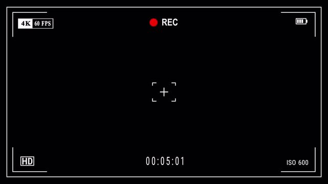 frame of the video camera screen recording overlay