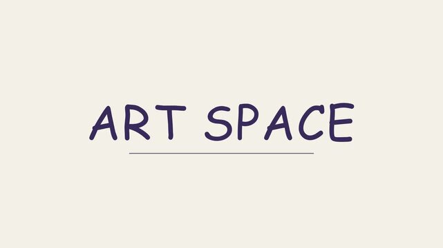 Space minimalist typography motion for creative studio branding and presentation animation 4k motion minimalist
