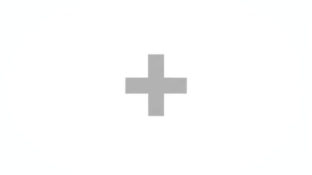 Sparse composition featuring two intersecting gray lines over a stark white void