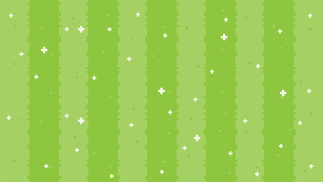Green Grass striped pattern background featuring soft sparkles and a simple decorative layout.