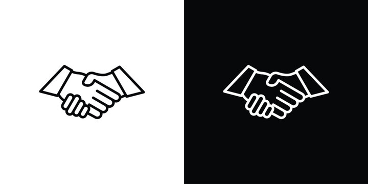 Commitment icon editable pictogram bundle