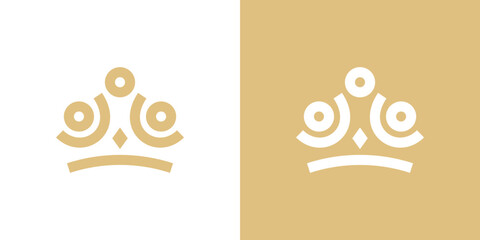 logo design combining people and crown, design vector icon idea ©  Jagat_Aji