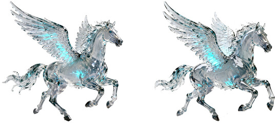 Fototapeta premium ペガサス 馬 幻獣 動物