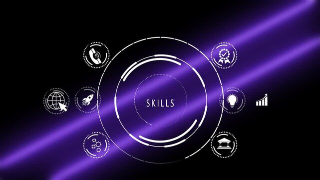Corporate Resource Management and Skills Tracking Dashboard with Employee Matrix 4K Video