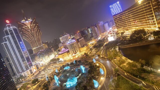 amazing macau skyline from a unique high vantage point