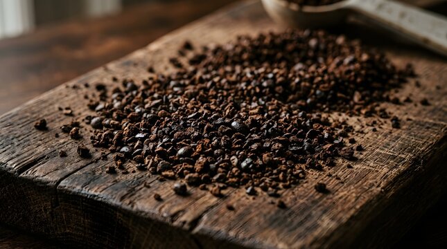 Roasted Coffee Beans Texture