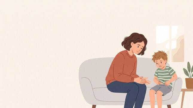 話し出せない子どもの声に耳を傾ける親の子育て