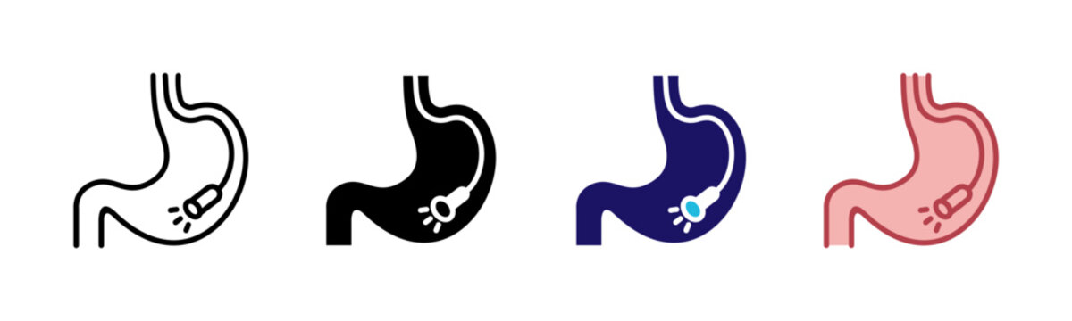 Endoscopy Icons, Multi Style Icon Set
