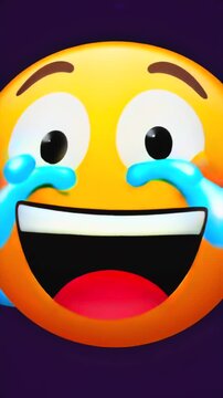 Emoji face transitions across emotional spectrum from tense to sad blue expression, mood analytics, sentiment shift, mental health signal, social feedback, digital reaction tracking, and app response.