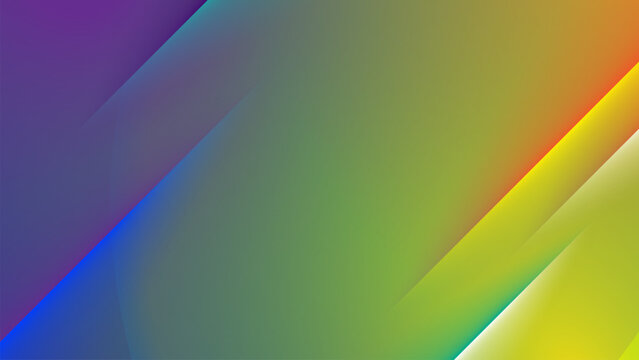 Vibrant Abstract Gradient Background with Diagonal Layered Shapes