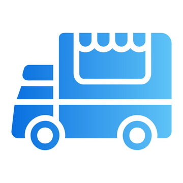 Food truck Line Gradient Icon