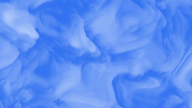 Soft blue white flowing liquid paint texture pattern for backgrounds, digital art, wallpapers, print designs, and artistic projects. Suitable for various creative uses.