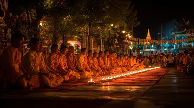 61.Concept = Asalha Puja is a theravada buddhist festival which typically takes place in july, It is celebrated in Cambodia, Thailand, Sri Lanka, Laos, Myanmar. Asalha bucha is Dhamma Day, one most