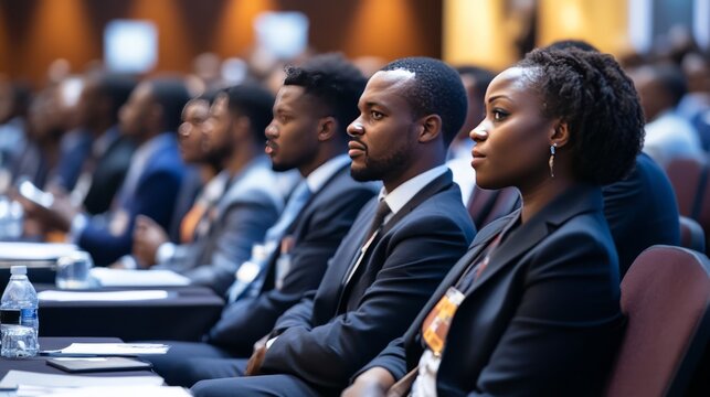 Business. Conference. Professional Audience Engagement.