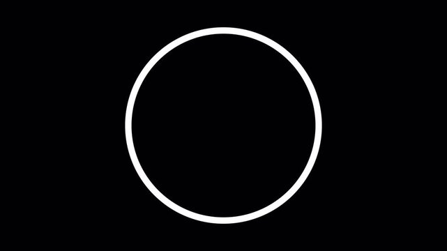 10 second countdown glitch timer from 10 to 0 distortion effects on black background, 4k video