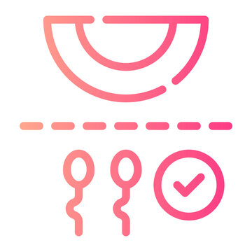 contraceptive methods gradient icon