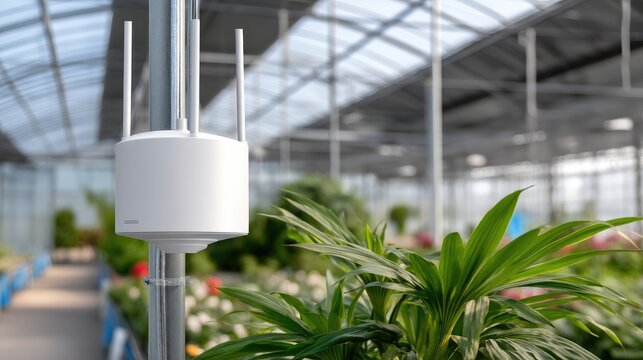 Modern Wireless Sensor Device in Greenhouse for Plant Care