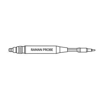 Raman spectroscopy probe for scientific analysis.