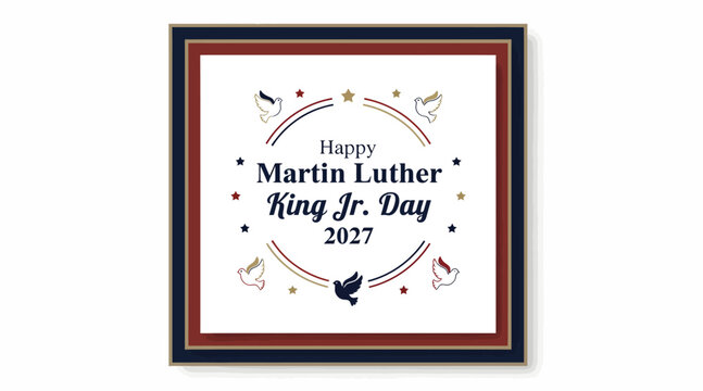Martin Luther King Jr. Day celebration poster