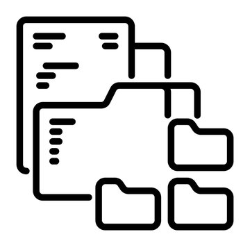sharing icon, line icon style