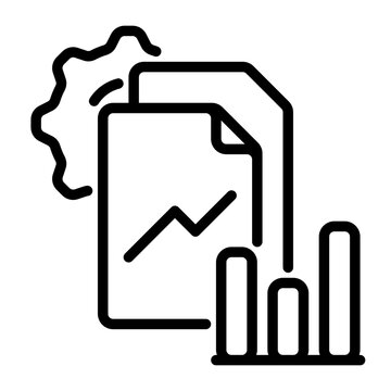 Traffic icon, line icon style