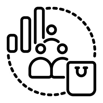 client icon, line icon style