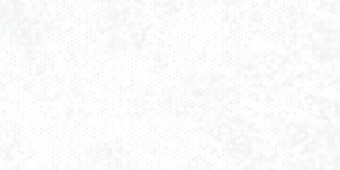 Fototapeta premium Hexagon halftone gradient texture. Abstract black grunge background. Geometric retro halftone tech wallpaper. Fading wavy hexagonal pattern backdrop. eps 10