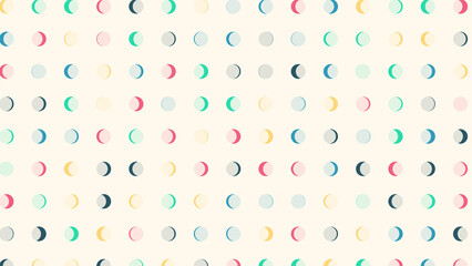 Colorful Pastel Dot Pattern Abstract Background © Fina