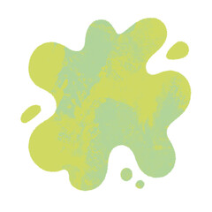 Fototapeta premium green paint slime splash splatter illustration no background isolated