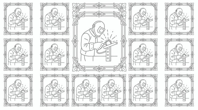 monk illustration set, monk drawings, religious icons