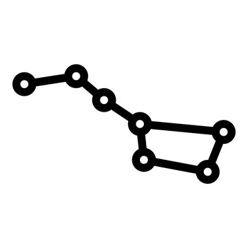 the big dipper line icon