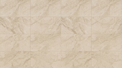 Fototapeta premium Beige Marble Tile Texture Background Seamless Pattern for Modern Interior Design and Luxury Architectural Wall Cladding Surface