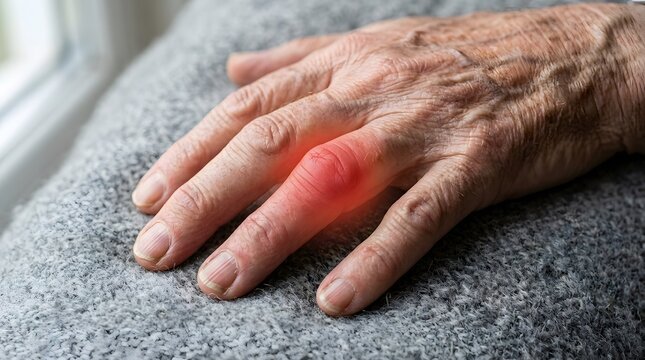 painful red spot on the hand that throbs, made by Ai