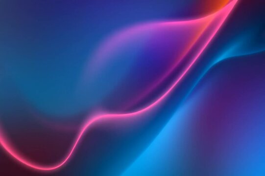 Abstract purple flowing lines with digital wave vector background