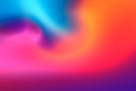 Abstract glowing red flame wave with colorful light motion background