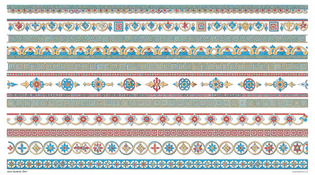 Ornate Decorative Borders and Dividers Collection