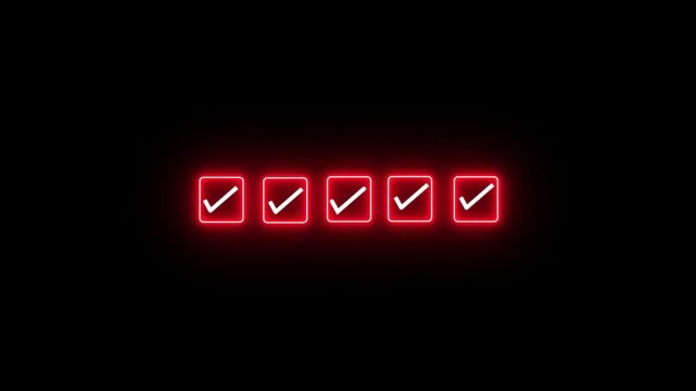 Checklist and task progress tracking concept on transparent background. Productivity, goal setting, and efficient project management. Motion graphics of progress icons. 4k video animation.4k video