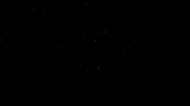 Glowing neon countdown numbers animation with circular motion graphic elements. Glowing neon numbers display a countdown sequence featuring dynamic circular motion graphics against a dark background