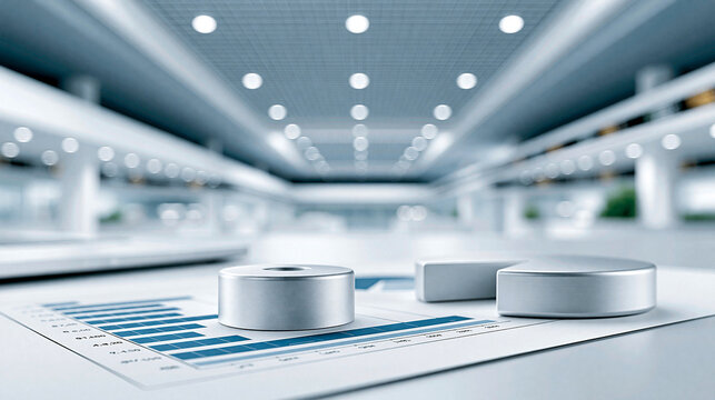 An expansive view of an investment portfolio layout, showing the importance of small-cap stocks, captured in a documentary photography style, in a bustling stock exchange environment
