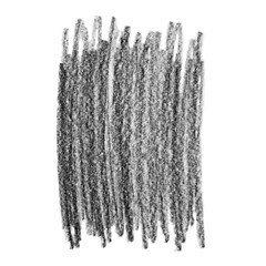 Naklejka premium Black hand drawn pencil vertical shading texture, isolated on transparent cutout background
