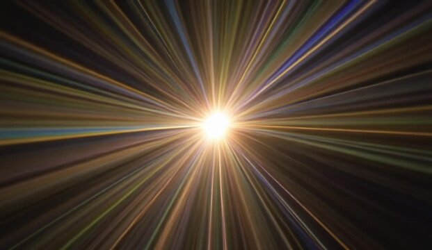 Radiant Lens Flare Halo Light Burst