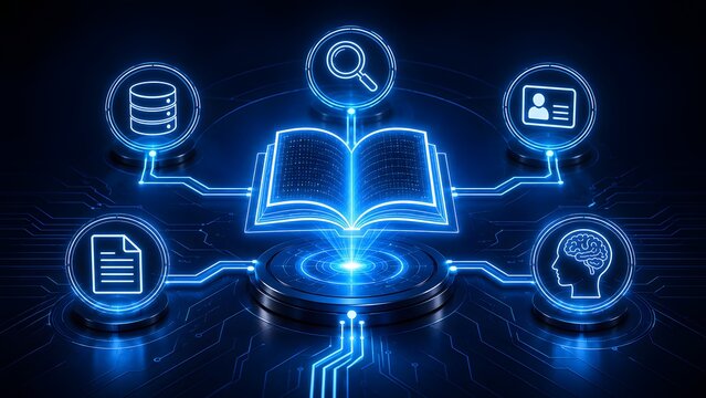 AI-Powered Knowledge System: Seamlessly Connecting Data, Search, and Learning for Enhanced Digital Information Management.