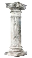 Obraz premium Elegant ancient Greek architectural column