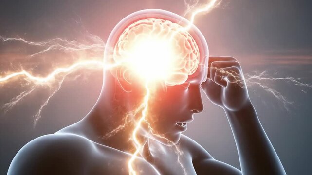 Traumatic brain injury, cerebral hemorrhage, neural damage, severe acute head pain, cognitive impairment, neurological dysfunction, encephalopathy