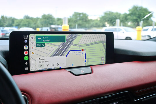 Mazda CX-7 PHEV Interior Display with Navigation Screen