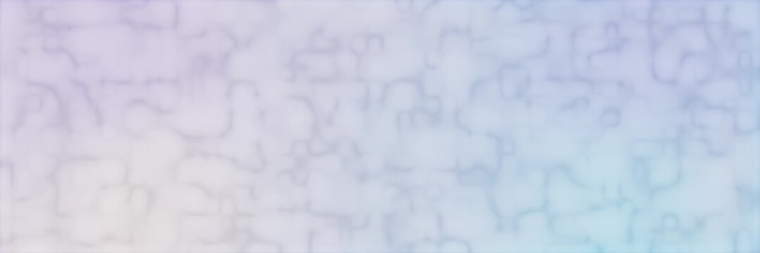 Soft white and icy blue cellular texture shifts in a seamless loop, shaping a minimal animated website banner background template with airy clarity