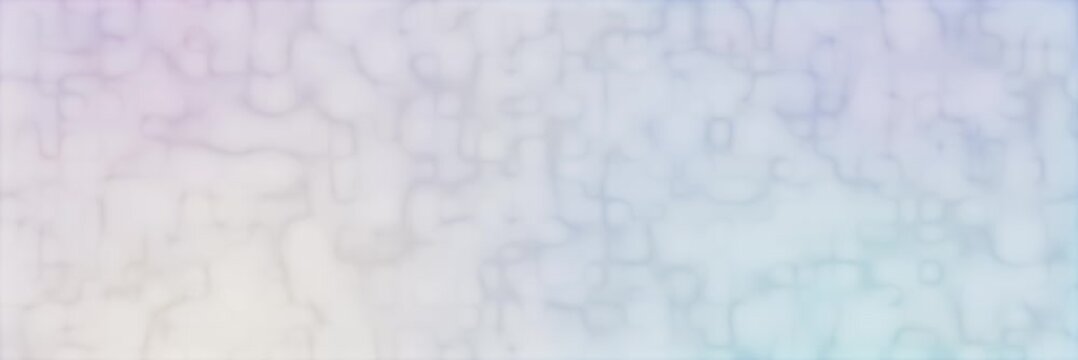Soft white and icy blue cellular texture shifts in a seamless loop, creating a minimal animated website banner background template with airy light