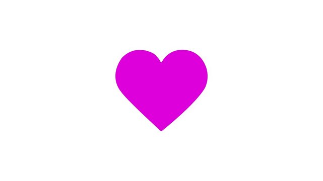 Decorative valentine heart icon shifts soft rose love shape vector paths on white pages. Creative wedding invitation video cards utilize a decorative valentine heart icon model.