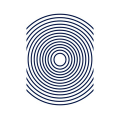 Fototapeta premium Geometric Line Seal Ornament